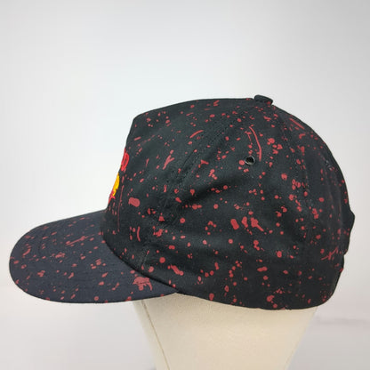 Sports Image 5 Panel Black Hat OS Snapback Texaco Havoline Racing USA Vintage