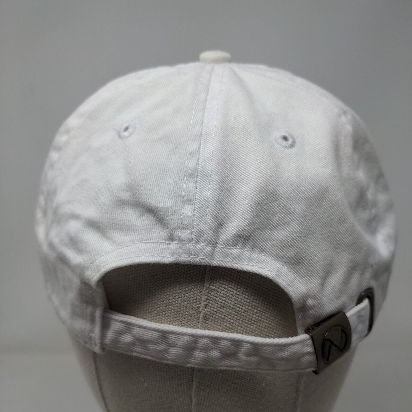 Puerto Rico Slideback Hat White OSFA Newhattan Rhinestone Bling