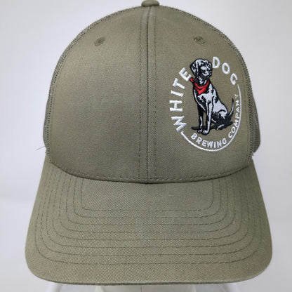 Richardson Trucker Hat Green One Size White Dog Brewing Company Mesh Snapback