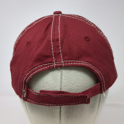 ACE Alaska 1959 Mountain Baseball Cap Red One Size Contrast Stitching Hat