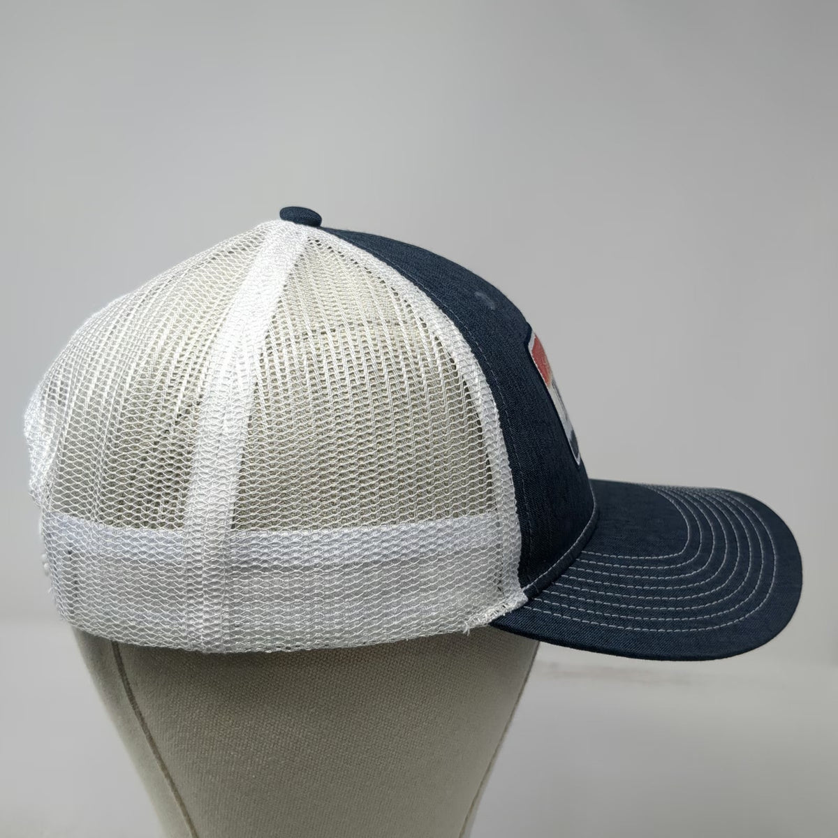 Ahead Trucker Hat Blue One Size Idaho In The Bag Mesh Snapback Patch Potatoes