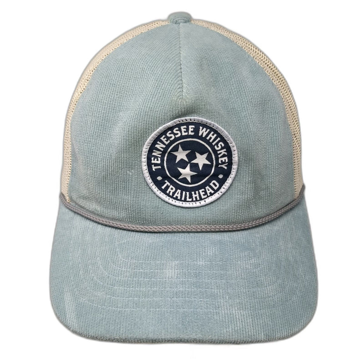Richardson Trucker Hat Blue One Size Corduroy Mesh Back Rope Tennessee Whiskey