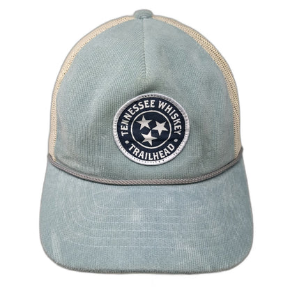 Richardson Trucker Hat Blue One Size Corduroy Mesh Back Rope Tennessee Whiskey