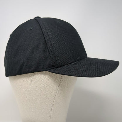 Travis Mathew Capita Logo Black XL Baseball Cap Flexfit Polyester Curved Hat