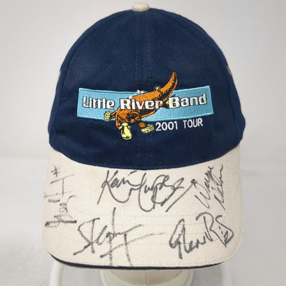 HeadShot Baseball Cap Blue OS Little River Band 2001 Tour Platypus Hat Vintage