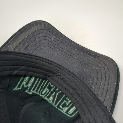 Universal Wicked 5 Panel Black One Size Glitter Logo Slideback Hat Broadway