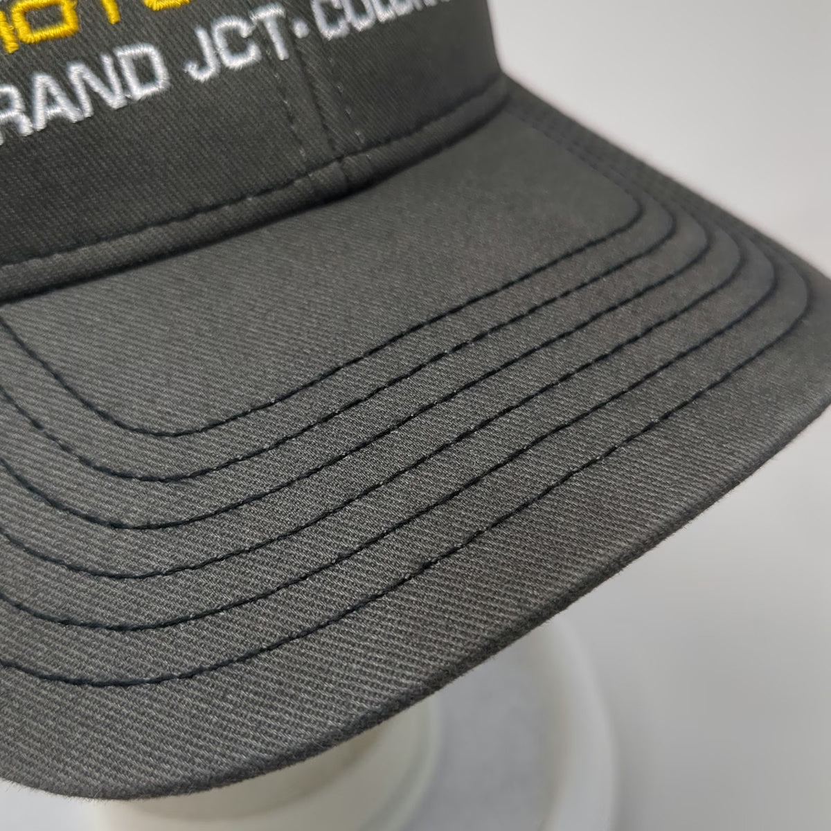 Cap America Trucker Hat Gray One Size All-Terrain Motorsports Mesh Snapback Hat