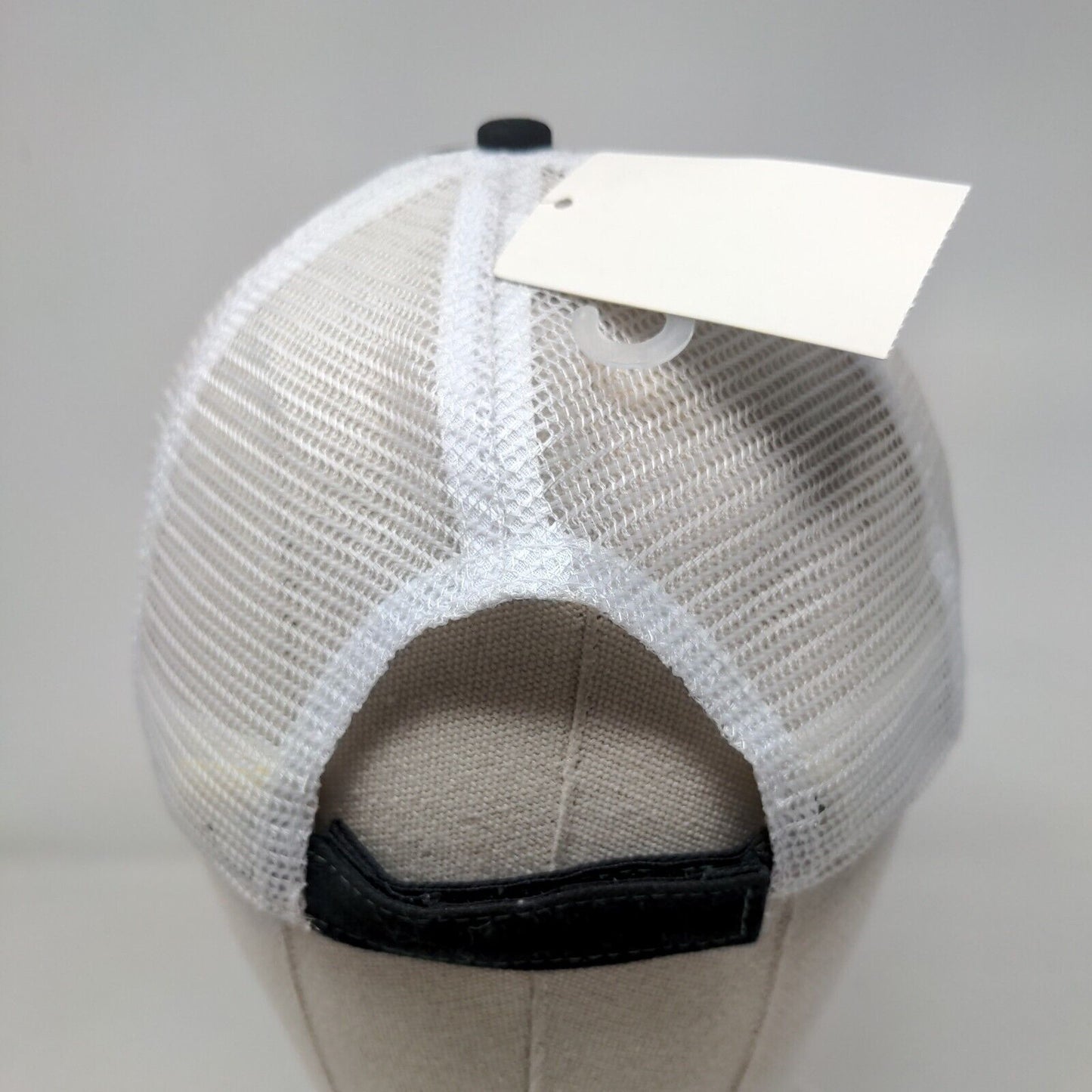 St. Patrick's Day Skull Strapback Mesh Back Trucker Hat Black OSFM W/Tags