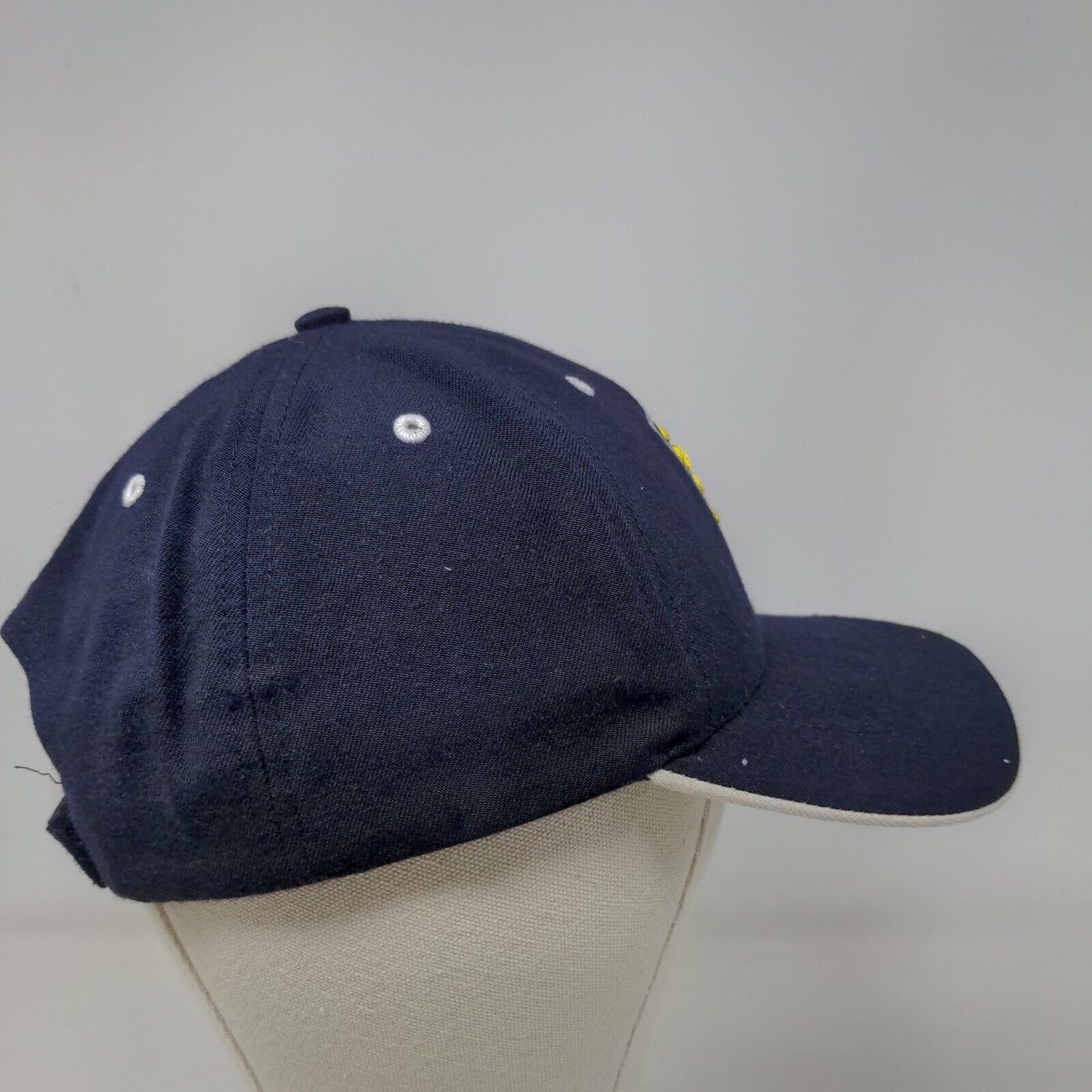 Twins Enterprise Men's Strapback Hat Blue OSFA Embroidered Indiana Pacers Logo