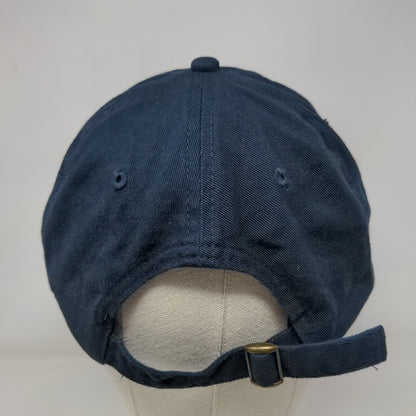 ID.me Slideback Hat Blue One Size Embroidered Adjustable Solid 6 Panel