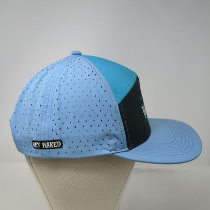 The Heartbeat Brand Trucker Hat Blue One Size Buck Naked Perforated Tractor