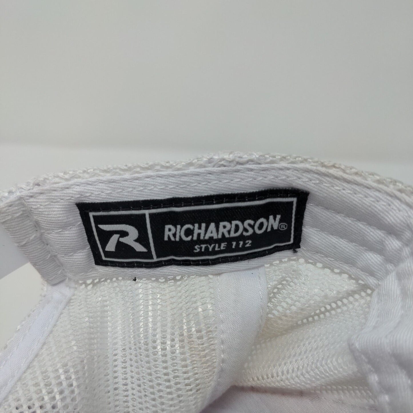 45 Squared Snapback Mesh Back Trucker Hat Red One Size Richardson