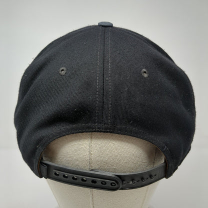 Nike Just Do It Snapback Hat Black One Size Adjustable Embroidered 6 Panel