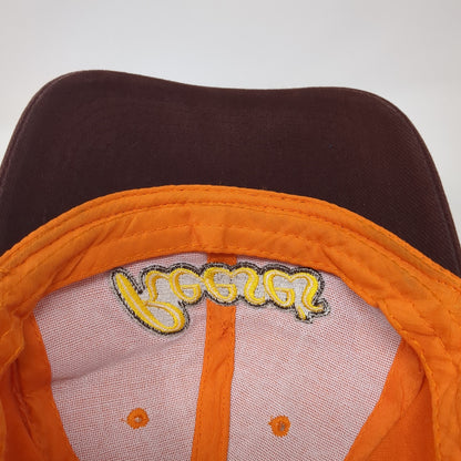Reese's Slideback Hat Orange One Size Adjustable Embroidered Colorblock