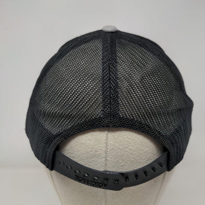 Beaver Creek Colorado Snapback Mesh Back Trucker Hat Gray Youth 6 Panel
