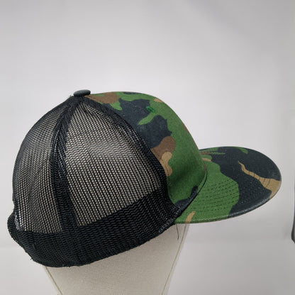 Panderosa Park Run '23 Snapback Trucker Hat Camouflage OS Adjustable Mesh Back