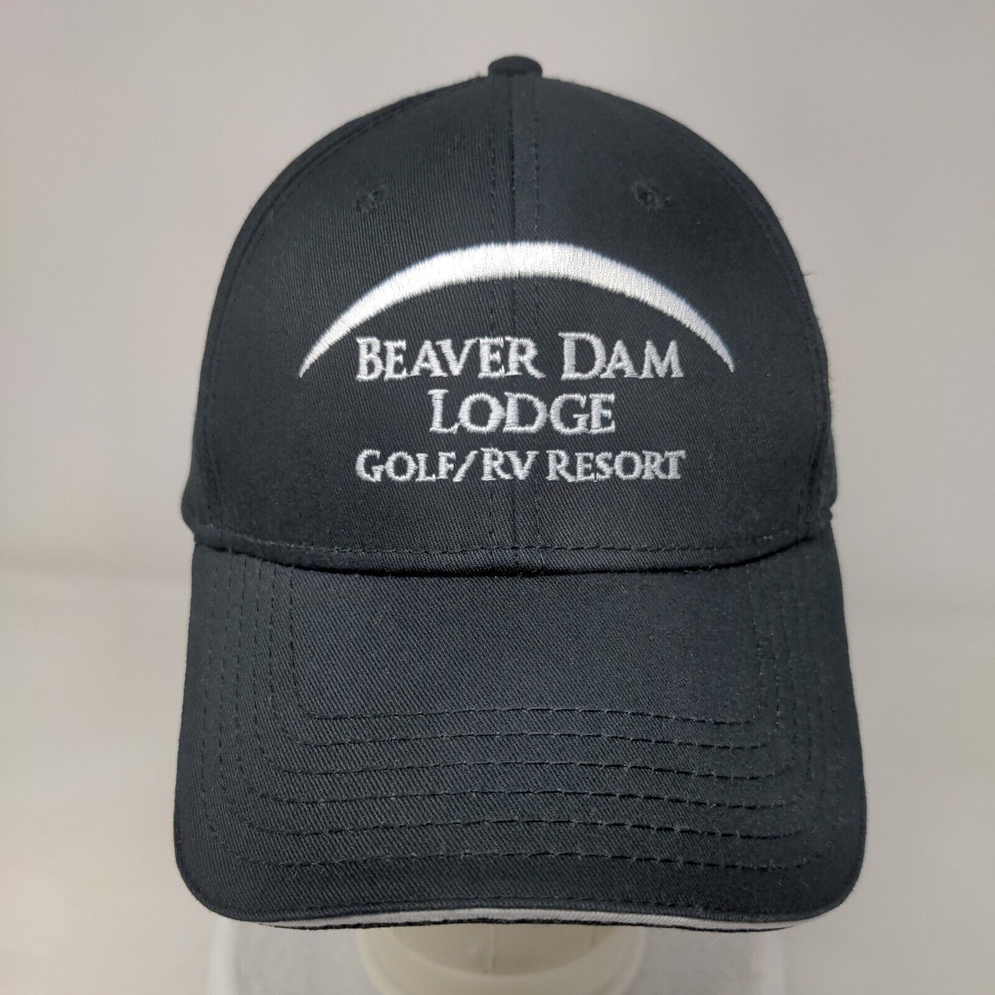 Beaver Dam Lodge Golf/RV Resort Strapback Hat Black OSFM Adjustable Otto