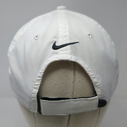 Nike Baseball Cap White One Size Legacy91 Dri-Fit Strapback Swoosh Golf Hat