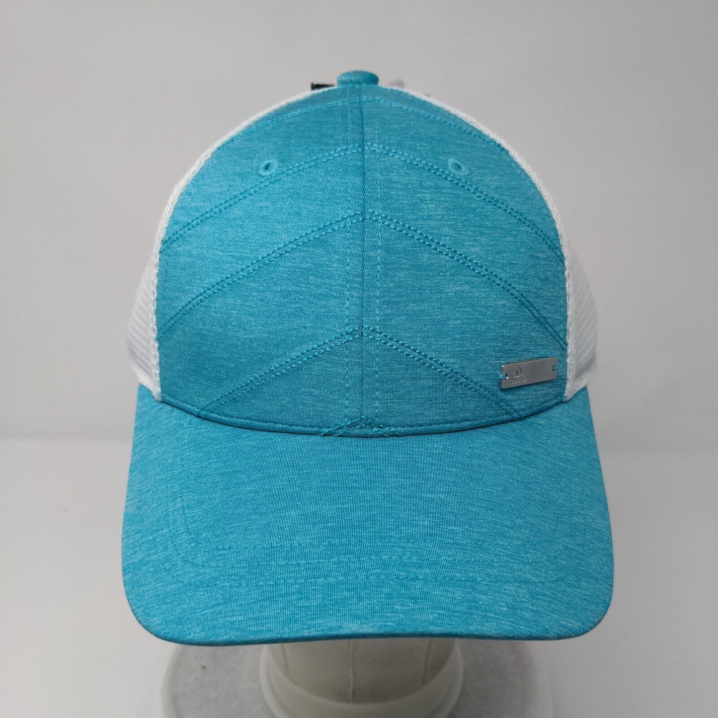 Adidas Women's Snapback Trucker Golf Hat Blue OSFW Adjustable Mesh Back W/Tags
