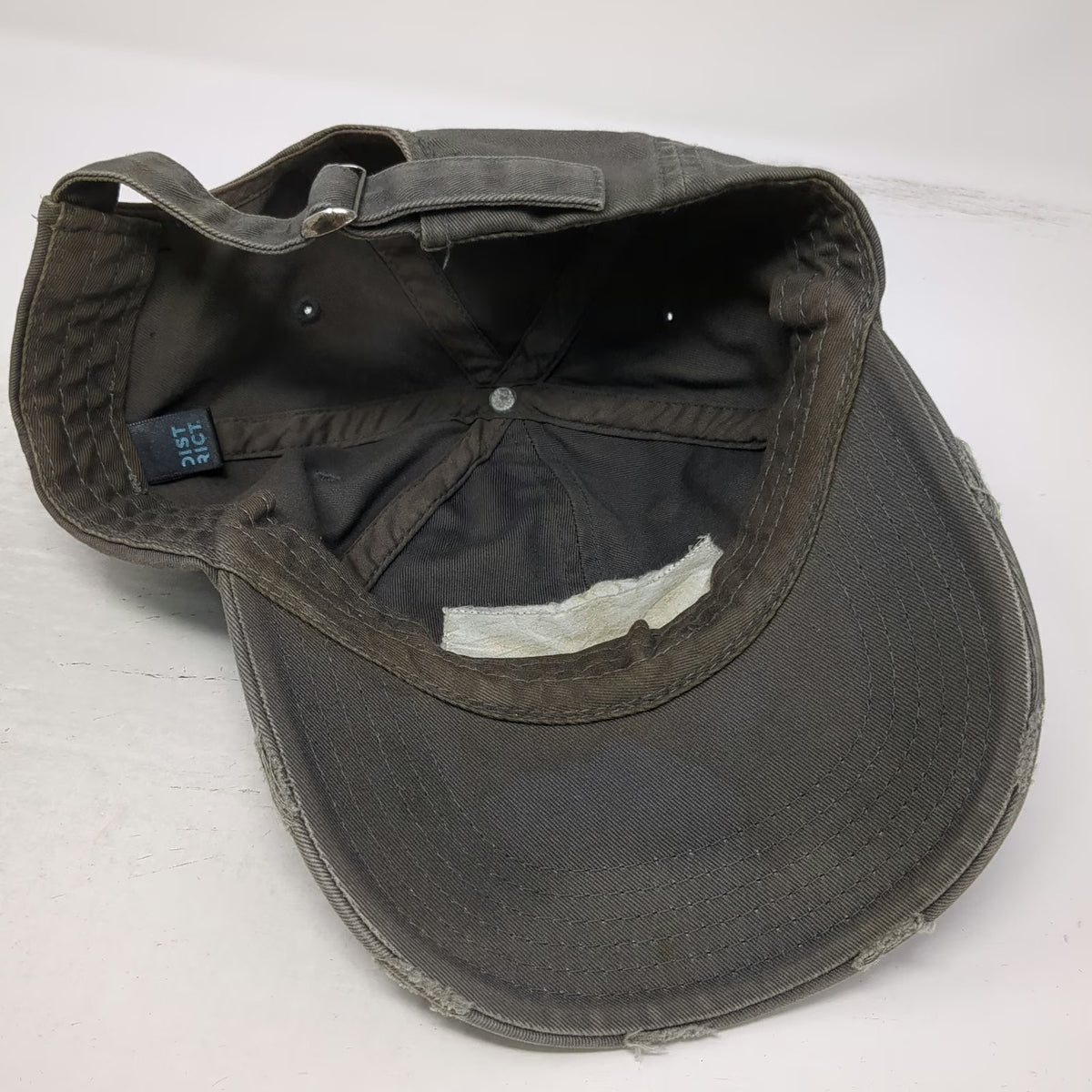 District Baseball Cap Green OSFM Alaska ak wild salmon Fish Patch Slideback hat