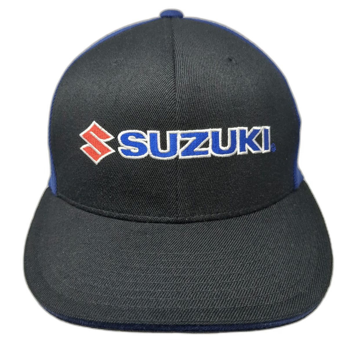 Factory Effex Suzuki Logo Baseball Cap Black Blue M Flexfit Hat FX Graphic