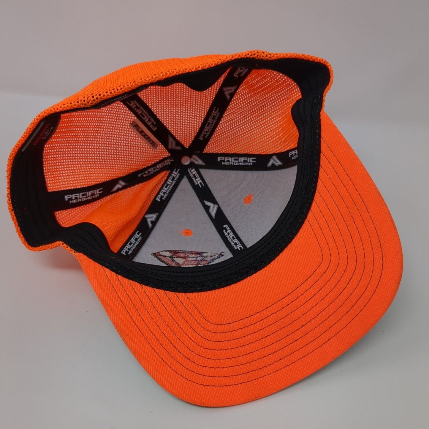 Gem Asphalt LLC Fitted Trucker Hat Multicolor 7 3/8-8 Mesh Back Pacific Headwear