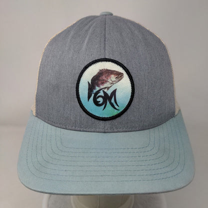Fish Snapback Trucker Hat Multicolor OS Adjustable Mesh Back Pacific Headwear