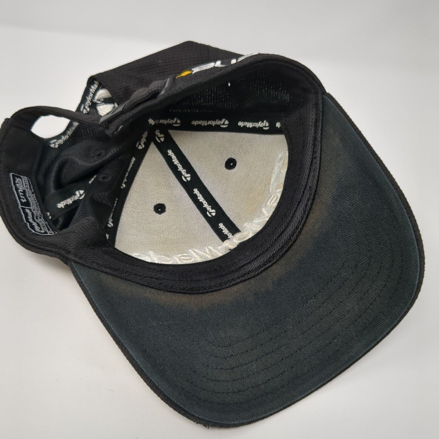TaylorMade Slideback Hat Black One Size Adjustable Solid Tmax Gear