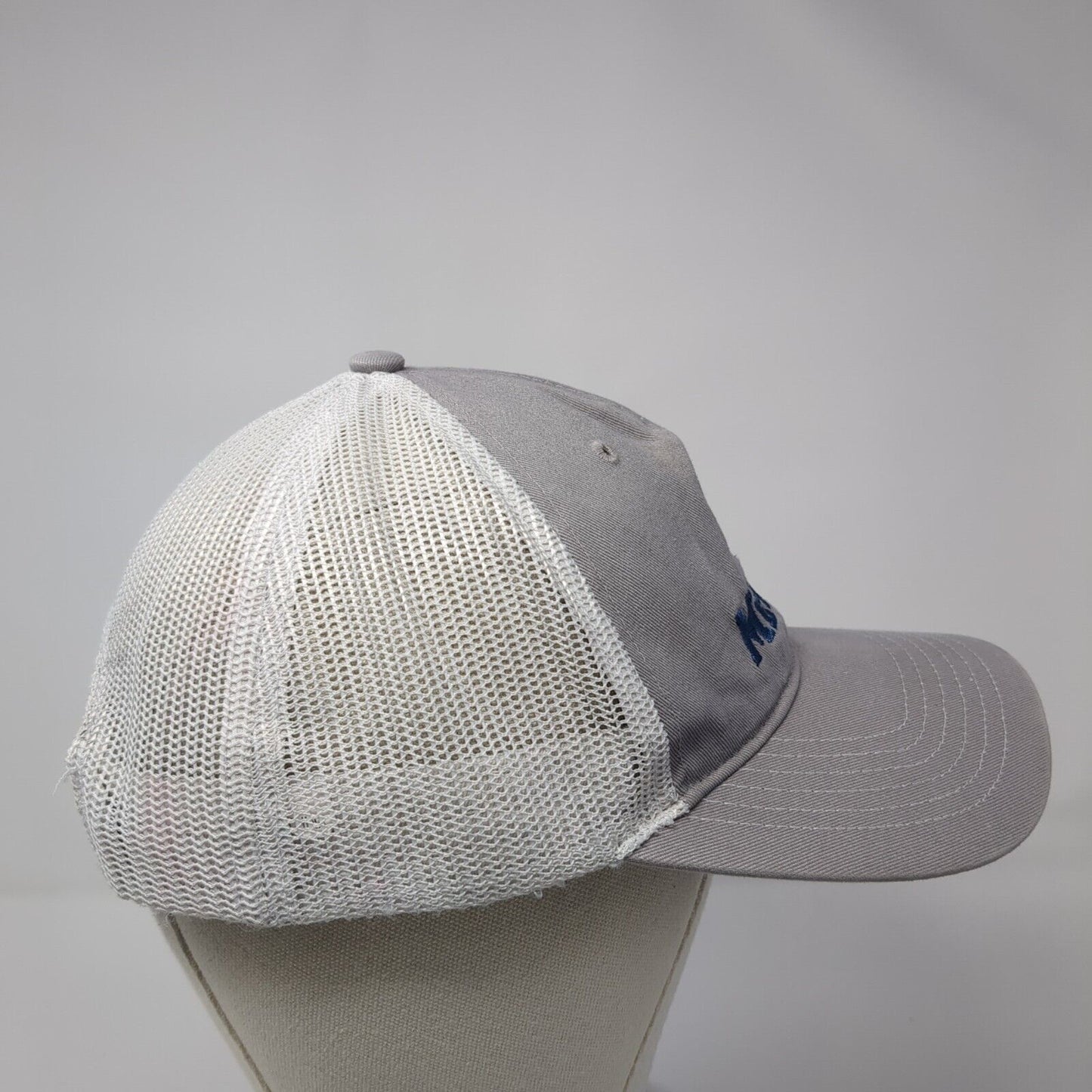 West Coast Metals Logo Snapback Trucker Hat Gray One Size Mesh Back