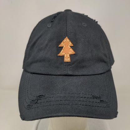Christmas Tree Slideback Hat Black OSFM Adjustable 6 Panel Unbranded