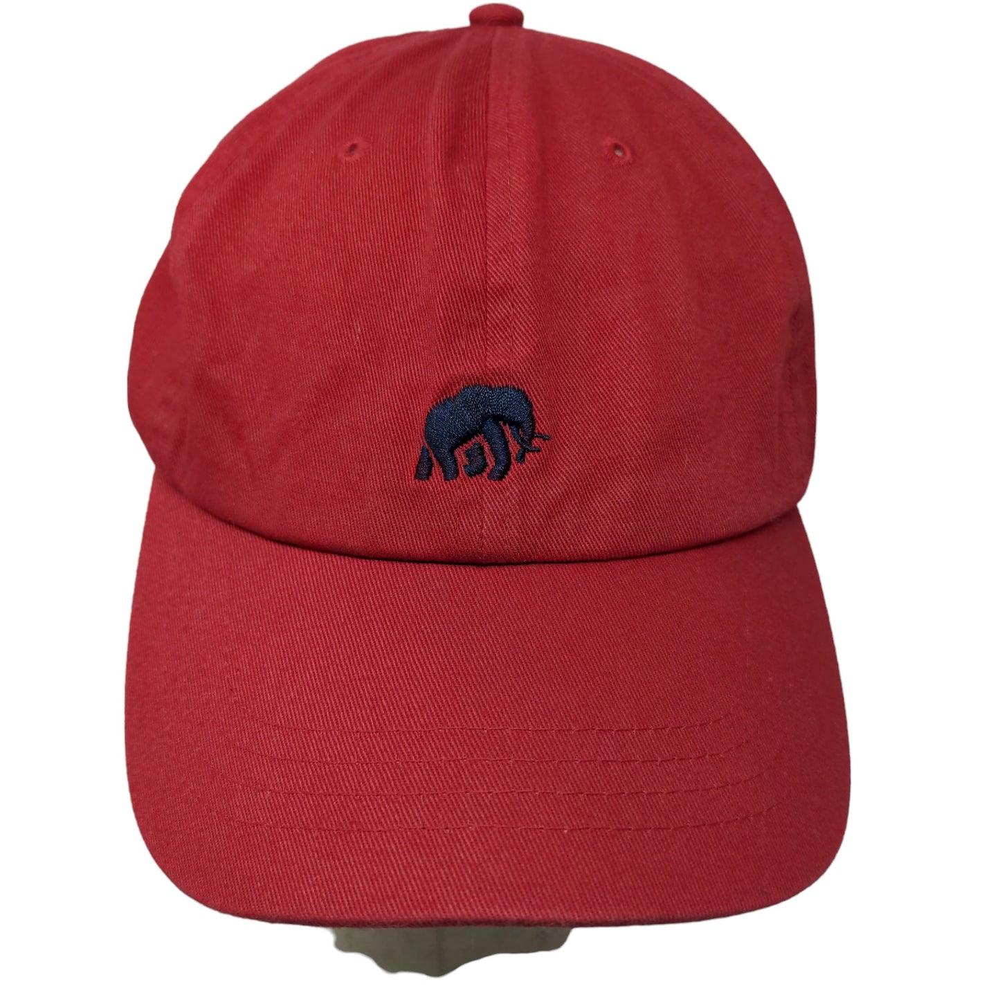 Banana Republic Men's Slideback Hat Red Size S/M Embroidered Elephant Logo