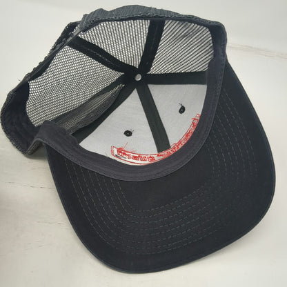 Basecamp Trucker Hat Black One Size Weather Guard Mesh Back Snapback Tools Logo