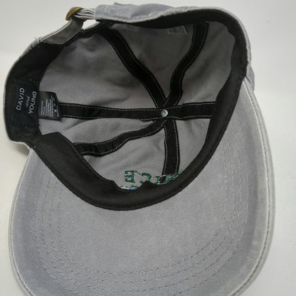 David and Young Baseball Cap Hat Gray One Size Venice Athl League Basketball