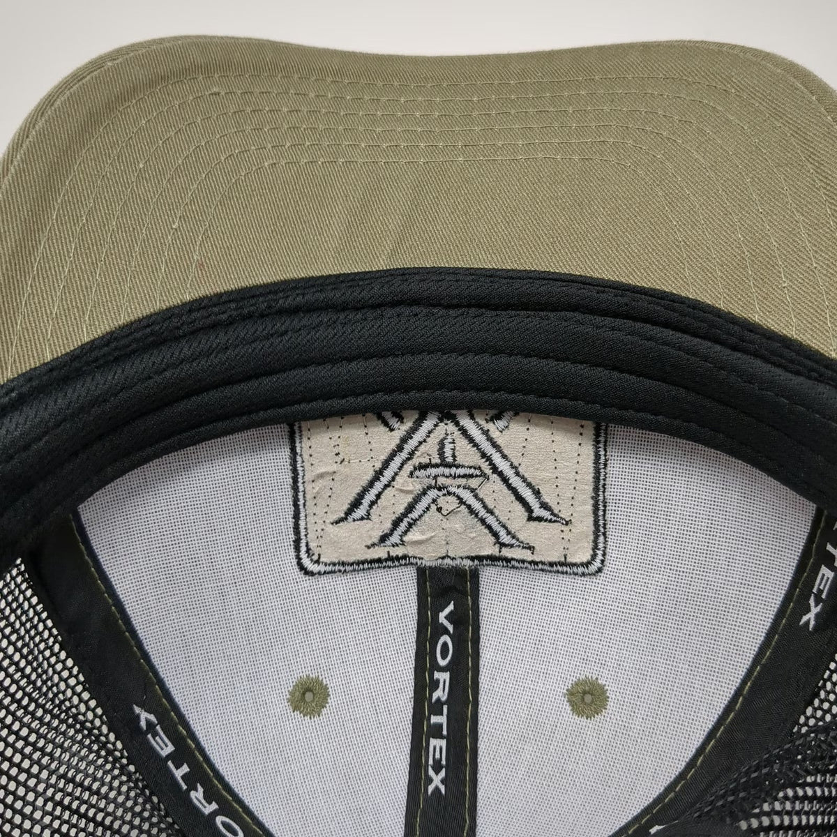 Vortex Gear Trucker Hat Green Black One Size Mesh Snapback Embroidered Patch