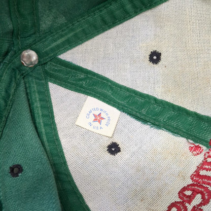 Marines Green Snapback Hat Vintage USA Made The Chance Is Forever Embroidery