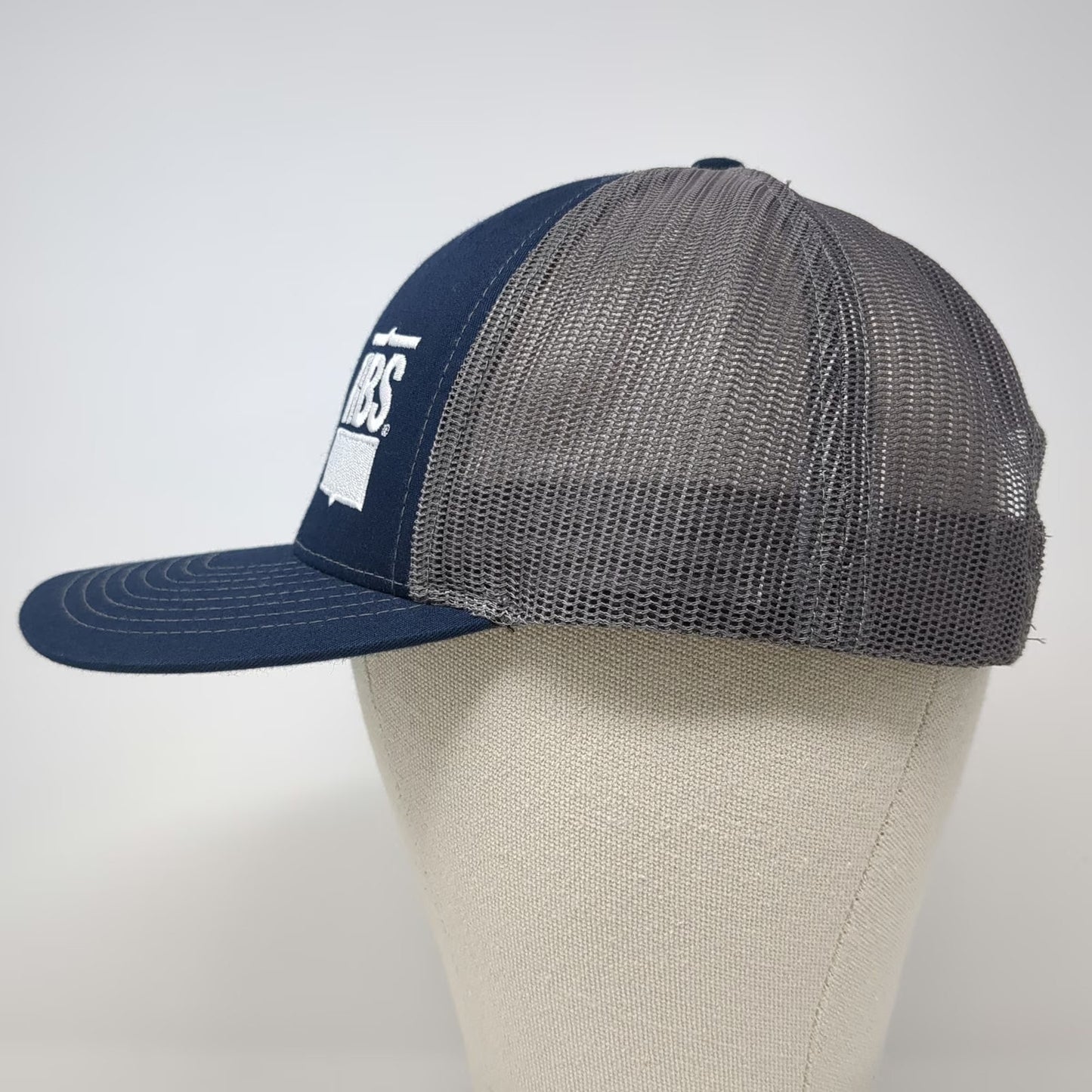 Richardson Trucker Hat Blue Gray One Size ABS Logo Mesh Snapback 112 Hat