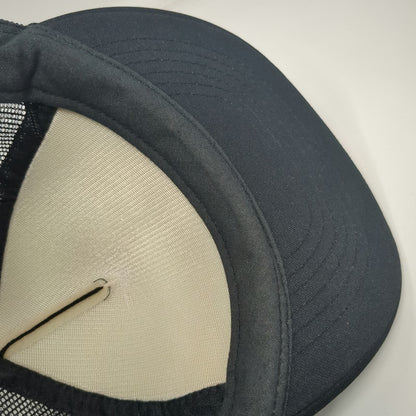 Nasco Ryobi Black One Size Trucker Hat Snapback Mesh Foam Front Rope Detail