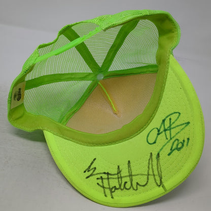Cobra Dew Tour Signed Autographed Green One Size Trucker Hat Mesh Back Snapback