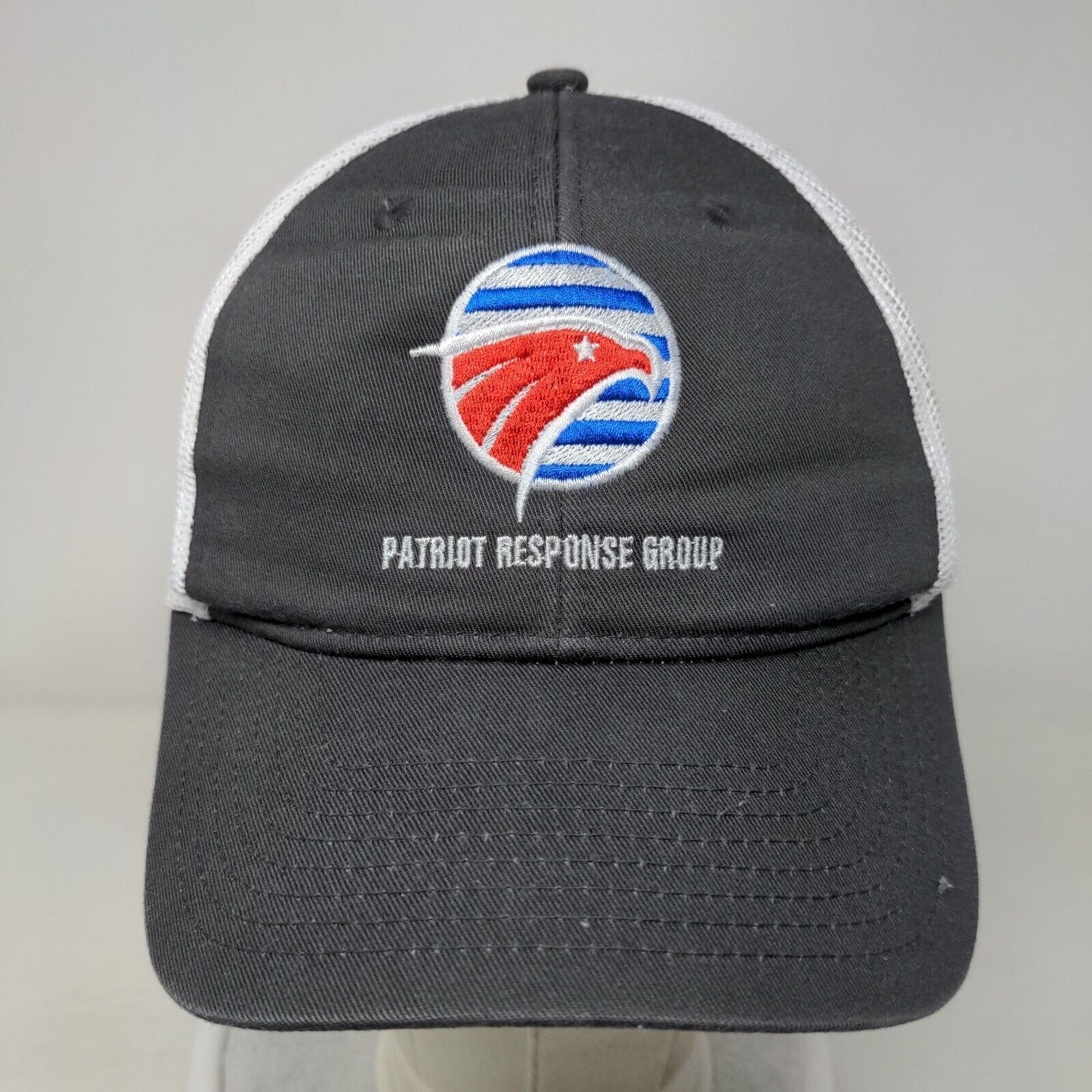 Patriot Response Group Snapback Mesh Back Trucker Hat Gray One Size