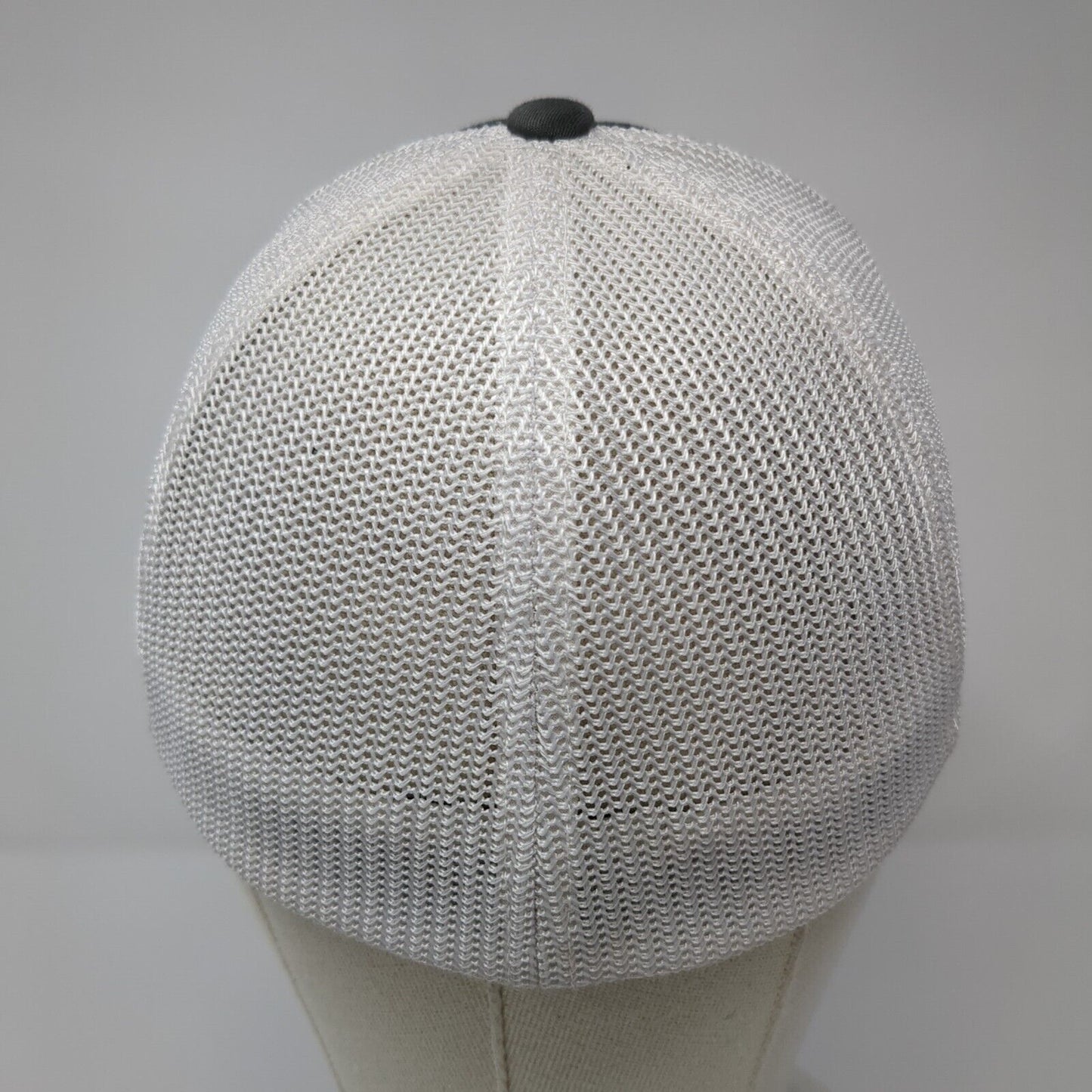 OR O'Neal Flat Rolled Metals Fitted Trucker Hat Gray OS Flexfit Mesh Yupoong