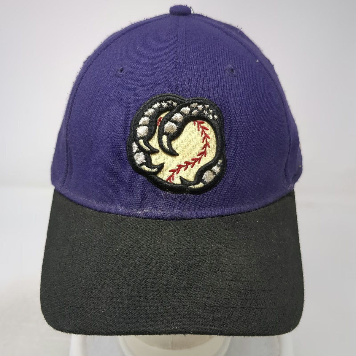Boise Hawks MiLB New Era Cap Purple L 39THIRTY Stretch Curved Hat