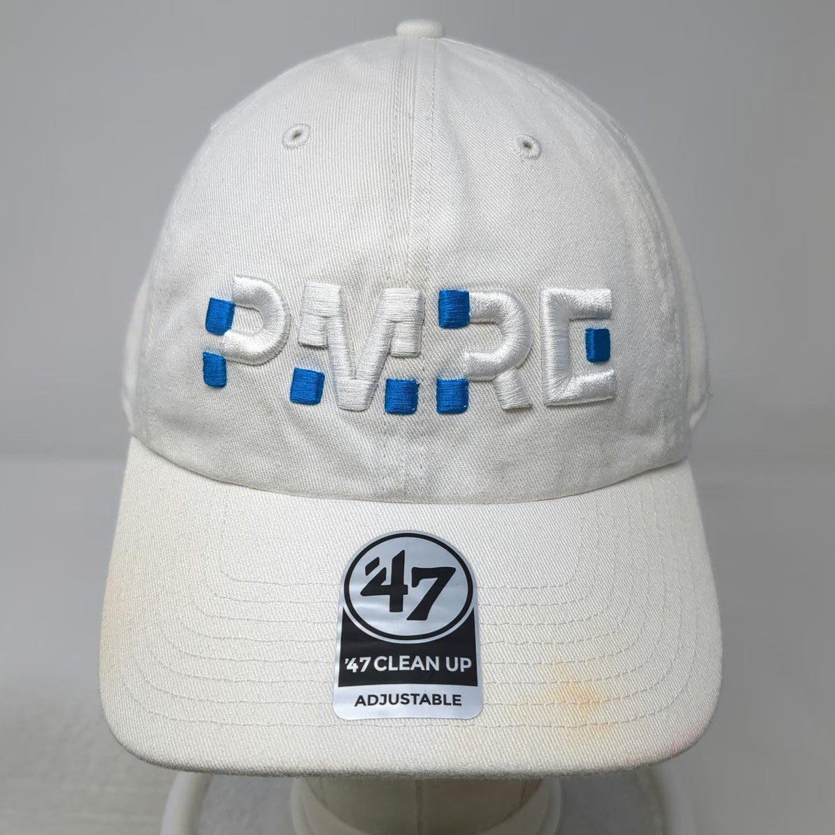 '47 Baseball Cap White One Size Pure Logo Embroidery Slideback Cotton Twill Hat