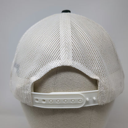 Port Authority Trucker Hat Black OSFM Snapback One Mane Ranch Horse Horseshoe