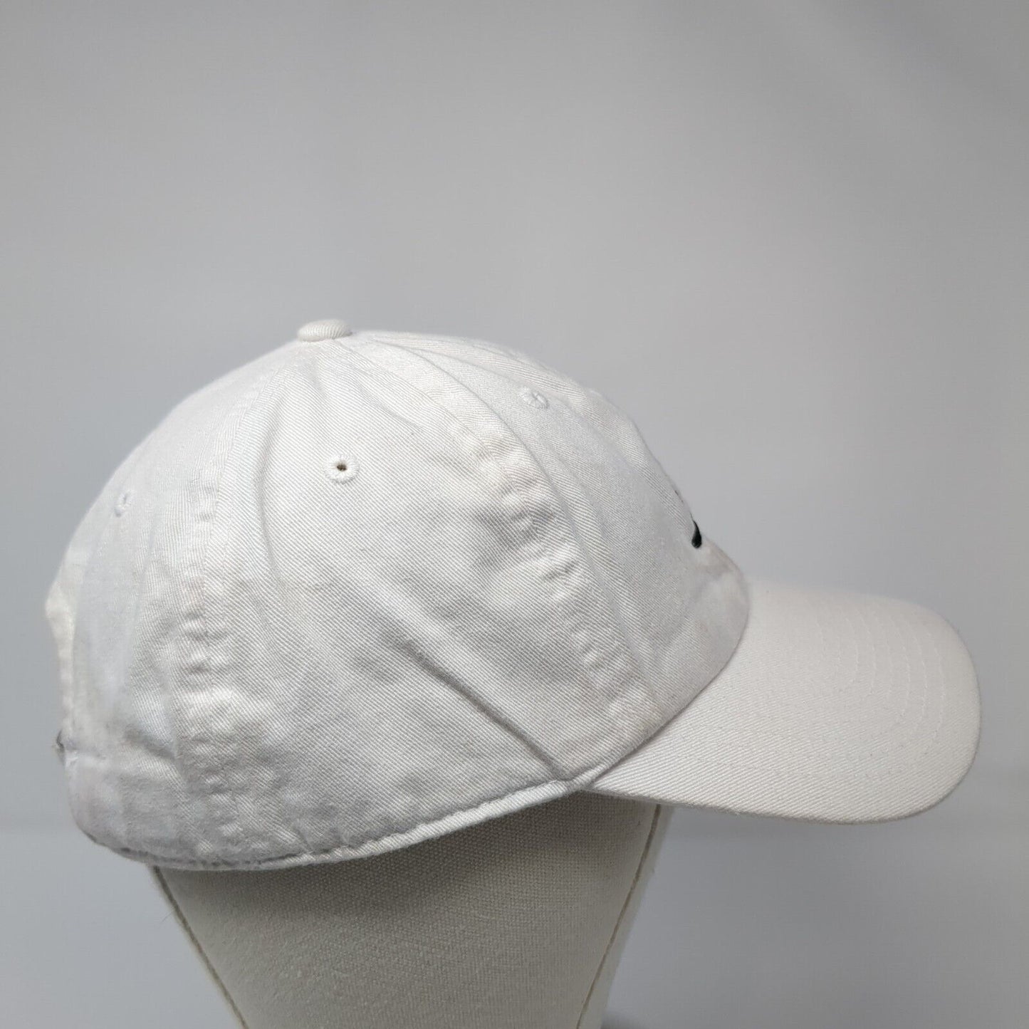 Golf Flag Slideback Hat White One Size Adjustable Embroidered KB ETHOS Classics