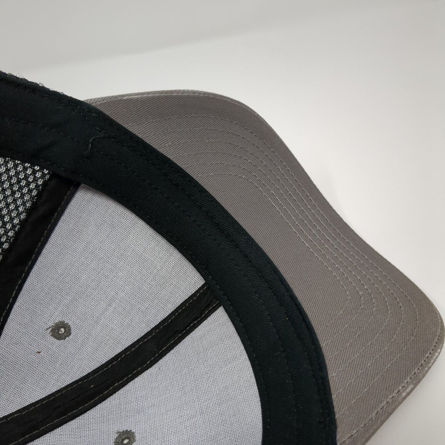 Underground Mining Contractors Strapback Fitted Hat Gray OS Adjustable Mesh OC