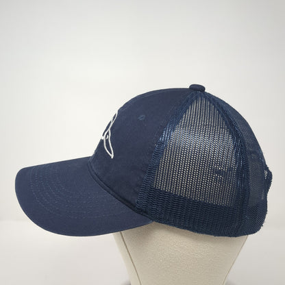 Ducks Unlimited Logo Strapback Mesh Back Trucker Hat Blue One Size Solid