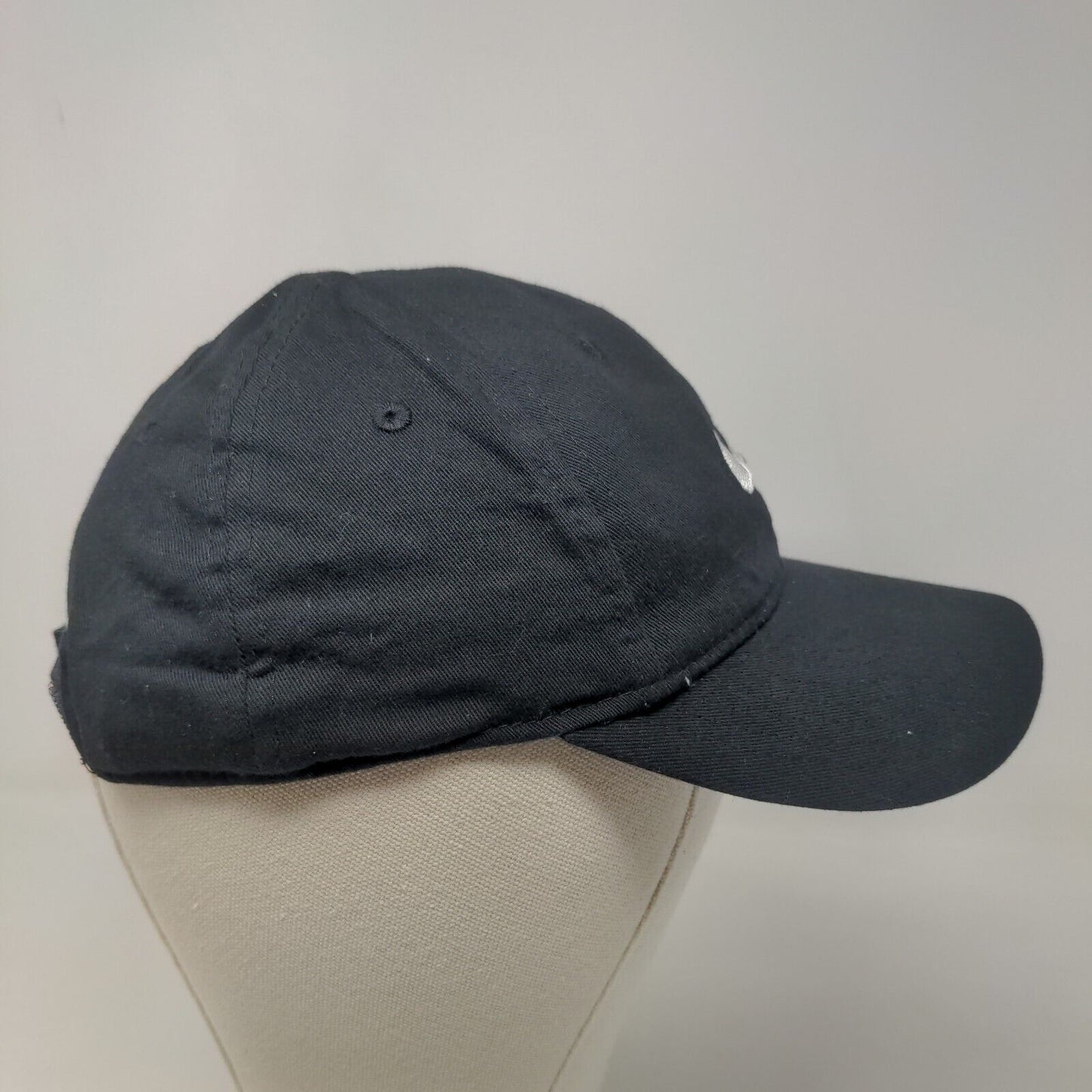 Nike Boy's Strapback Hat Black Size 4-7 Embroidered Swoosh Logo