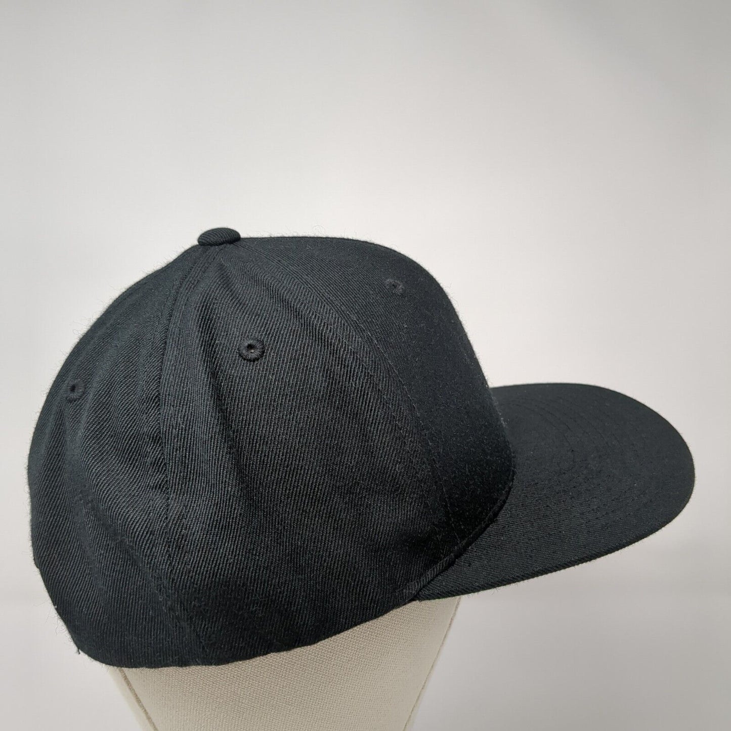 Chevy Only Snapback Hat Black One Size Adjustable Blank Yupoong 6 Panel