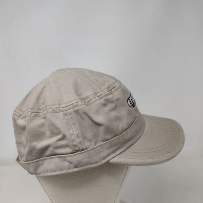 Seven Feathers Casino Resort Strapback Cadet Army Cap Tan OS Adjustable Cotton