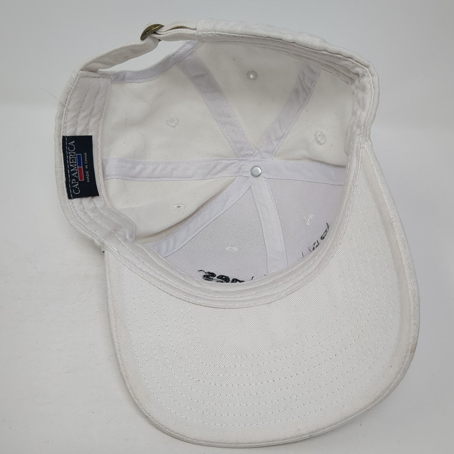 Edward Jones Slideback Baseball Cap White One Size Adjustable Cap America